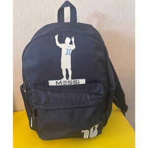 Messi Soccer Navy Backpack size 16''